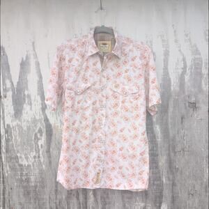 Larry Mahan Cowboy Collection Pearl Snap Western Shirt Men's Medium